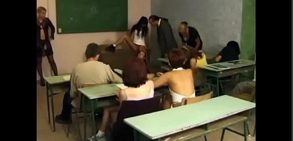  The wildest school ever, fucking and pissing teens everywhere part 1